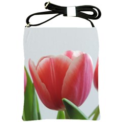 Red Tulips Shoulder Sling Bags by picsaspassion