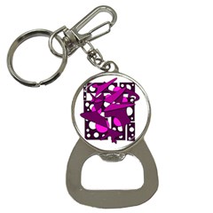 Something Purple Bottle Opener Key Chains by Valentinaart