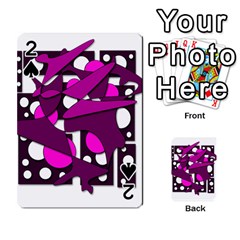 Something Purple Playing Cards 54 Designs  by Valentinaart