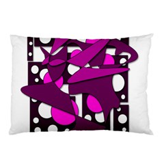 Something Purple Pillow Case (two Sides) by Valentinaart