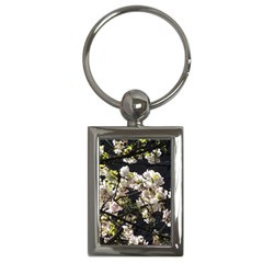 Blooming Japanese Cherry Flowers Key Chains (rectangle)  by picsaspassion