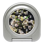 Blooming Japanese cherry flowers Travel Alarm Clocks Front