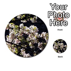 Blooming Japanese Cherry Flowers Multi-purpose Cards (round)  by picsaspassion