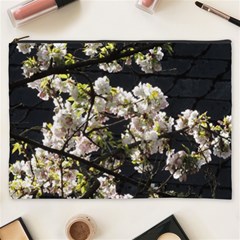 Blooming Japanese Cherry Flowers Cosmetic Bag (xxxl)  by picsaspassion