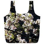 Blooming Japanese cherry flowers Full Print Recycle Bags (L)  Front