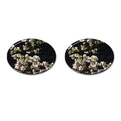 Japanese Cherry Flower Cufflinks (oval)