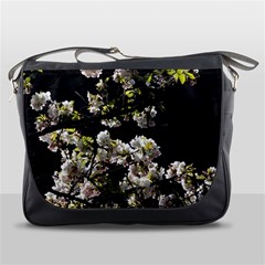 Japanese Cherry Flower Messenger Bags by picsaspassion