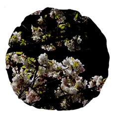 Japanese Cherry Flower Large 18  Premium Round Cushions