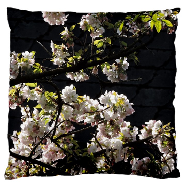 Japanese cherry flower Large Flano Cushion Case (One Side)