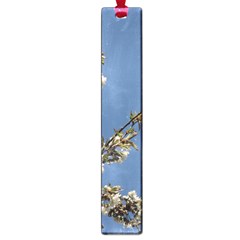 White Cherry Flowers And Blue Sky Large Book Marks