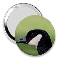 Goose Bird In Nature 3  Handbag Mirrors by picsaspassion