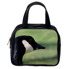 Goose, Black And White Classic Handbags (one Side) by picsaspassion