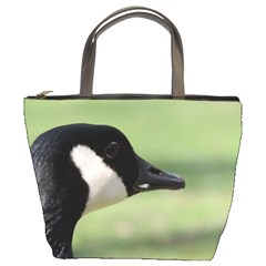 Goose, Black And White Bucket Bags by picsaspassion