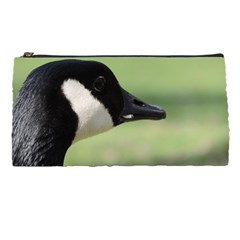 Goose, Black And White Pencil Cases by picsaspassion