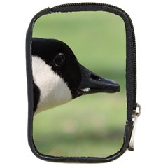 Goose, Black And White Compact Camera Cases by picsaspassion