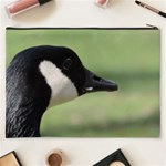 Goose, black and white Cosmetic Bag (XXXL)  Back