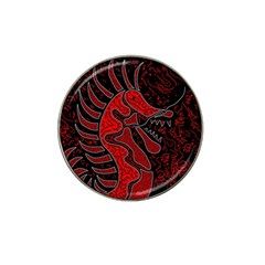 Red Dragon Hat Clip Ball Marker (4 Pack) by Valentinaart