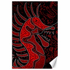 Red Dragon Canvas 20  X 30  