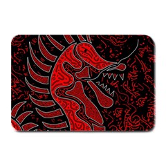 Red Dragon Plate Mats by Valentinaart