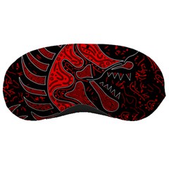 Red Dragon Sleeping Masks by Valentinaart