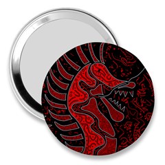 Red Dragon 3  Handbag Mirrors