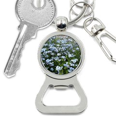 Blue Forget-me-not Flowers Bottle Opener Key Chains by picsaspassion