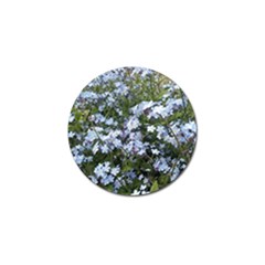 Little Blue Forget-me-not Flowers Golf Ball Marker (4 Pack) by picsaspassion