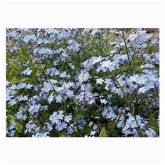 Little Blue Forget-me-not flowers Large Glasses Cloth