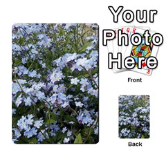 Little Blue Forget-me-not flowers Multi-purpose Cards (Rectangle) 