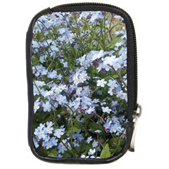 Little Blue Forget-me-not Flowers Compact Camera Cases by picsaspassion