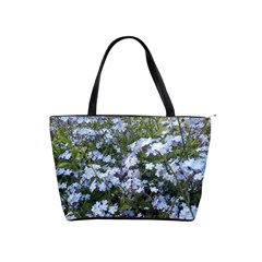 Little Blue Forget-me-not flowers Shoulder Handbags