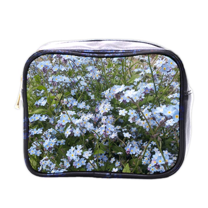 Little Blue Forget-me-not flowers Mini Toiletries Bags