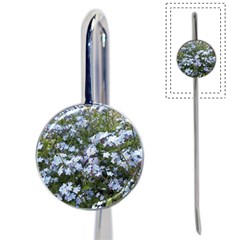 Little Blue Forget-me-not Flowers Book Mark by picsaspassion