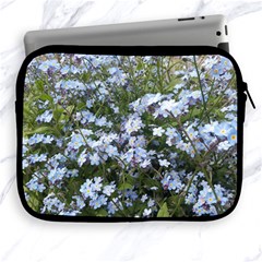 Little Blue Forget-me-not flowers Apple iPad 2/3/4 Zipper Cases