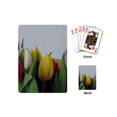 Colorful Bouquet Tulips Playing Cards (mini) 