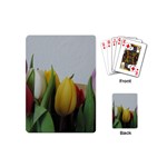 Colorful bouquet Tulips Playing Cards (Mini)  Back