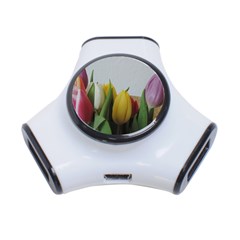 Colorful Bouquet Tulips 3-port Usb Hub by picsaspassion