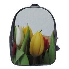 Colorful Bouquet Tulips School Bags (xl)  by picsaspassion