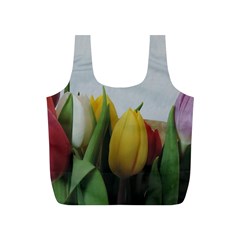 Colorful Bouquet Tulips Full Print Recycle Bags (s)  by picsaspassion