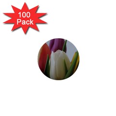 Colored By Tulips 1  Mini Buttons (100 Pack)  by picsaspassion