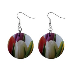 Colored By Tulips Mini Button Earrings by picsaspassion