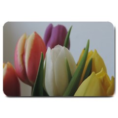 Colored By Tulips Large Doormat  by picsaspassion