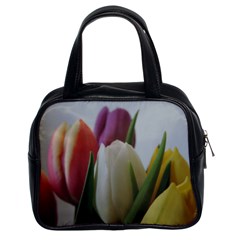 Colored By Tulips Classic Handbags (2 Sides) by picsaspassion