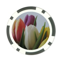 Colored By Tulips Poker Chip Card Guards (10 Pack)  by picsaspassion