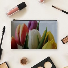 Colored By Tulips Cosmetic Bag (medium)  by picsaspassion