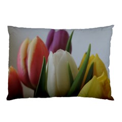 Colored By Tulips Pillow Case (two Sides) by picsaspassion