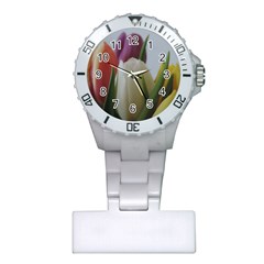 Colored By Tulips Plastic Nurses Watch by picsaspassion