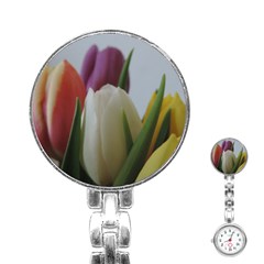 Colored By Tulips Stainless Steel Nurses Watch by picsaspassion