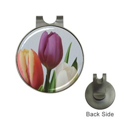 Tulip spring flowers Hat Clips with Golf Markers