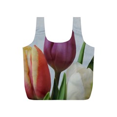 Tulip spring flowers Full Print Recycle Bags (S) 